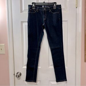 Mossimo Jeans Denim Women's Dark Wash Blue Skinny Size 8